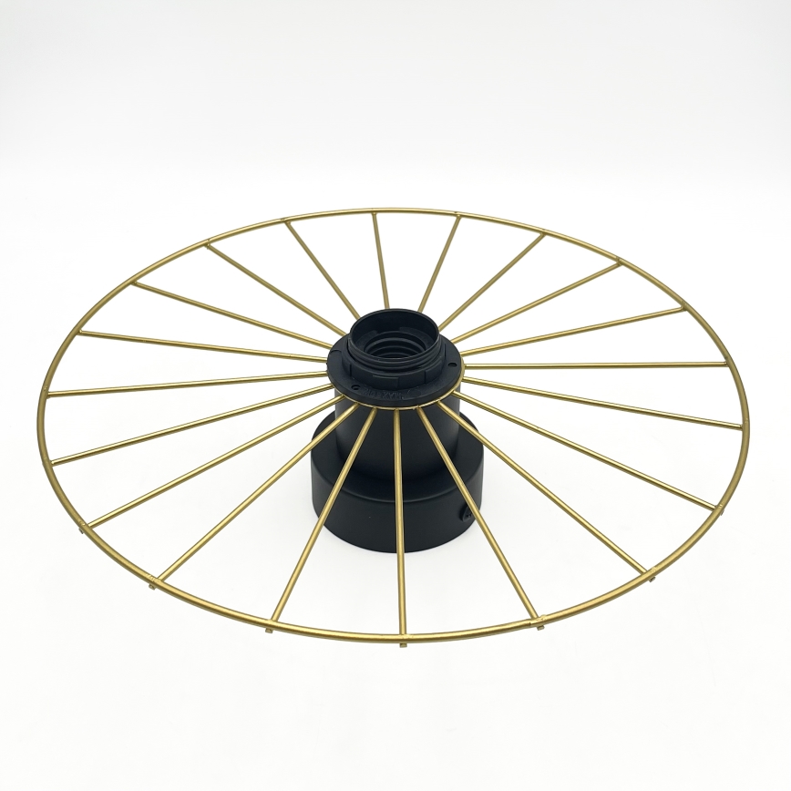 Zidna svetiljka MONTANA 1xE27/15W/230V, prečnik 30 cm, zlatna