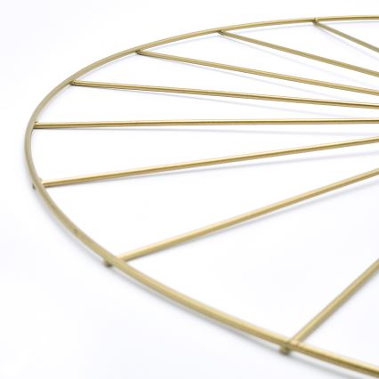 Zidna svetiljka MONTANA 1xE27/15W/230V, prečnik 30 cm, zlatna