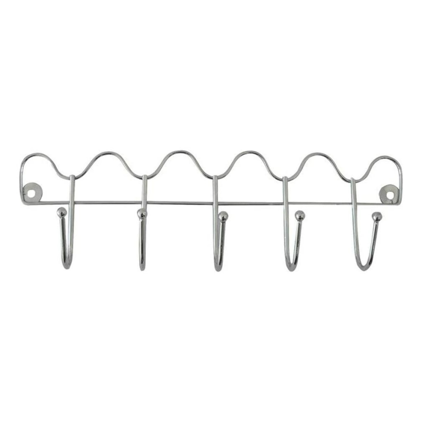 Zidna vešalica 10x34,5 cm, sjajni hrom