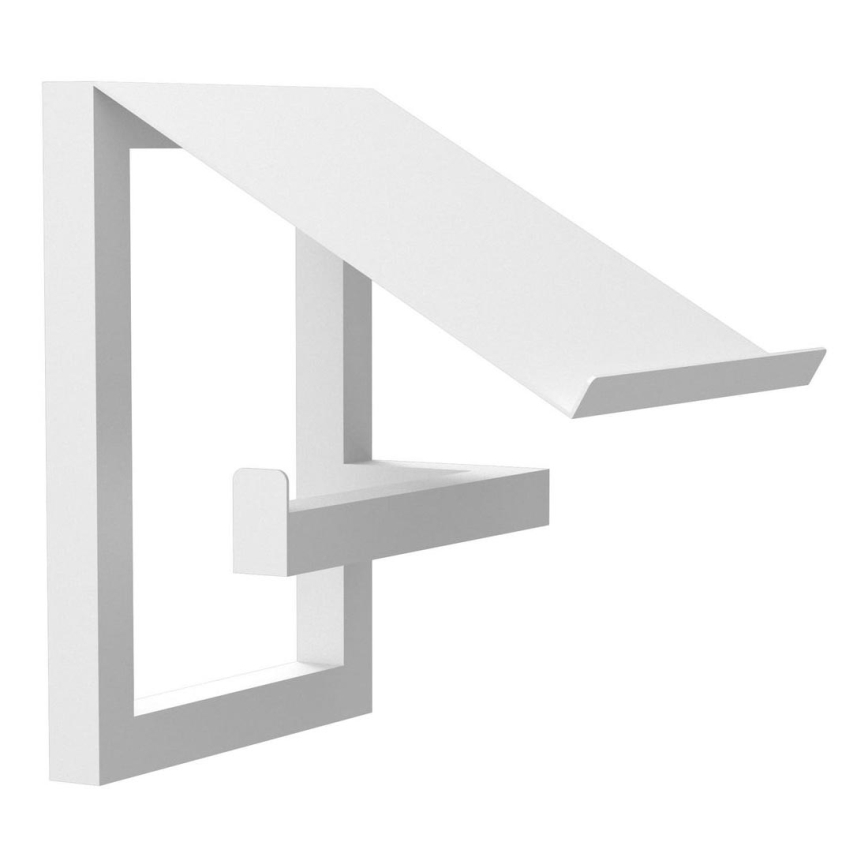 Zidni držač toaletnog papira 17x15 cm beo