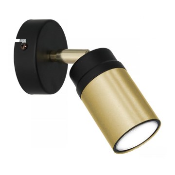 Zidni spot NEST 1xGU10/8W/230V crna/mesing