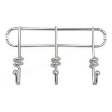 Zidni vešak TWIST 13,3x25,3 cm sjajni hrom