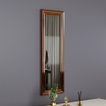 Zidno ogledalo BOSS 90x30 cm bronzano