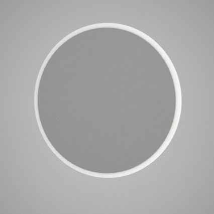 Zidno ogledalo GLOB prečnika 59 cm, belo