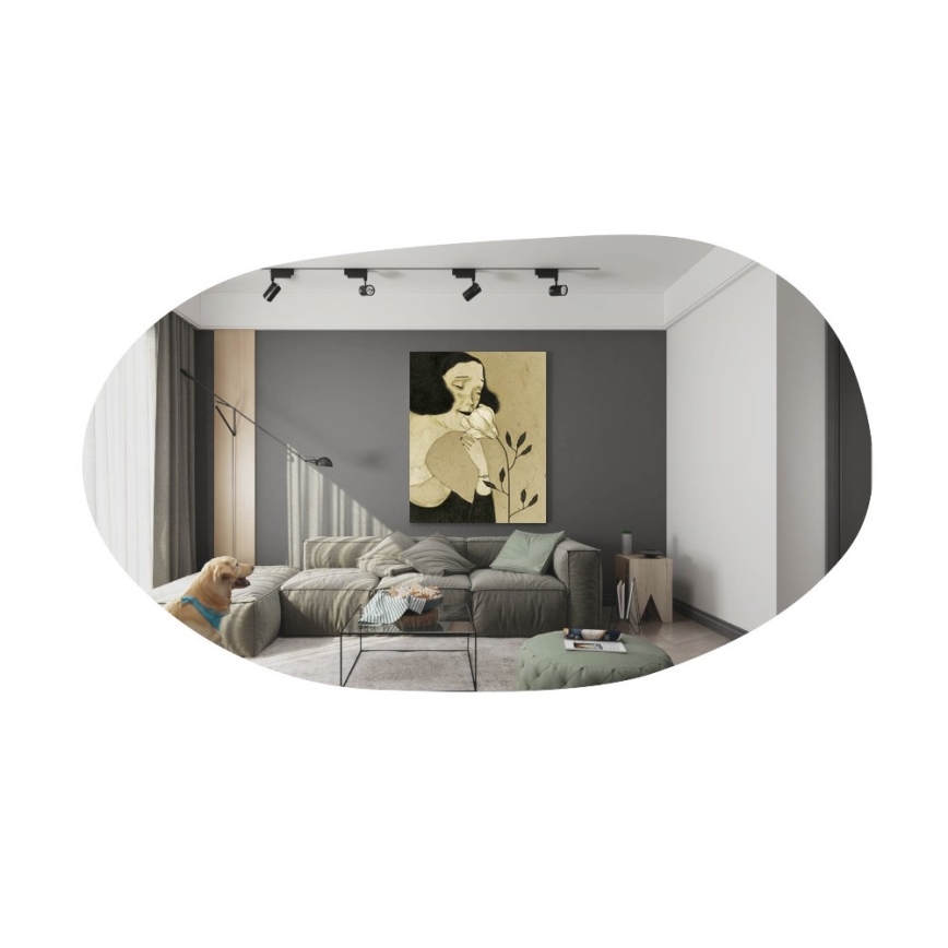 Zidno ogledalo VANOMI 89x52 cm