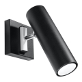 Zidno reflektorsko svetlo DIREZIONE 1xGU10/40W/230V crno
