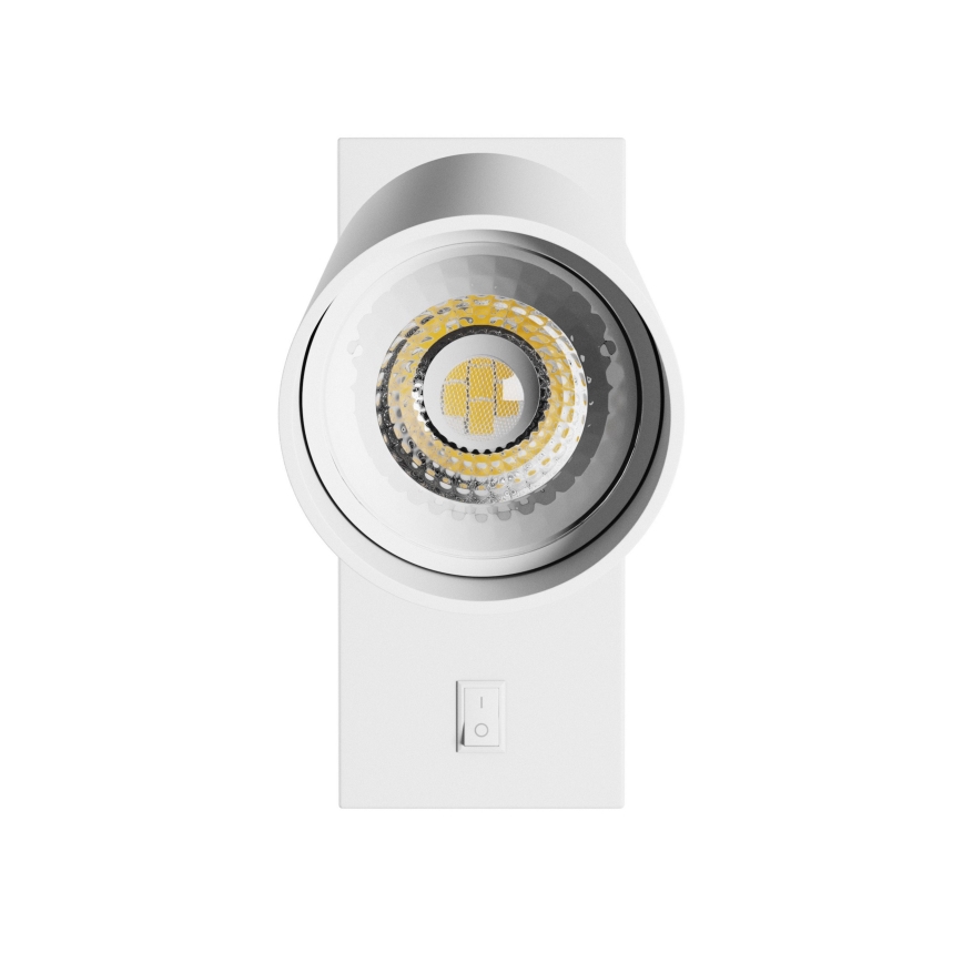 Zidno reflektorsko svetlo SQUALLA VARIOSA 1xGU10/10W/230V belo