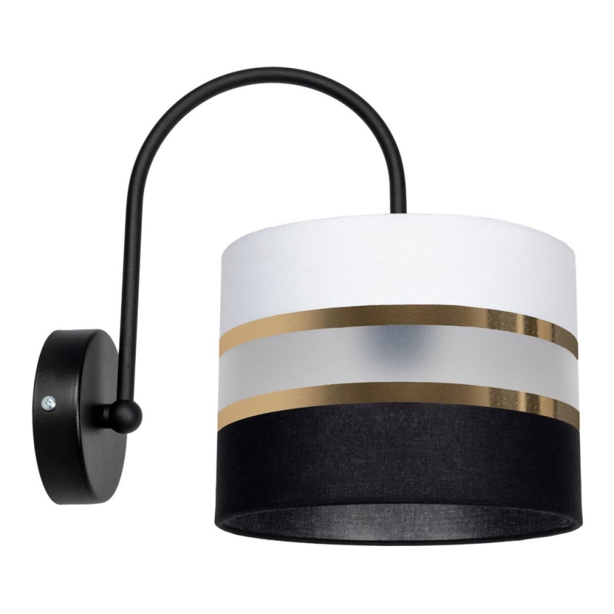 Zidno svetlo CORAL 1xE27/60W/230V crno