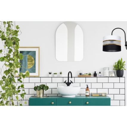 Zidno svetlo CORAL 1xE27/60W/230V crno