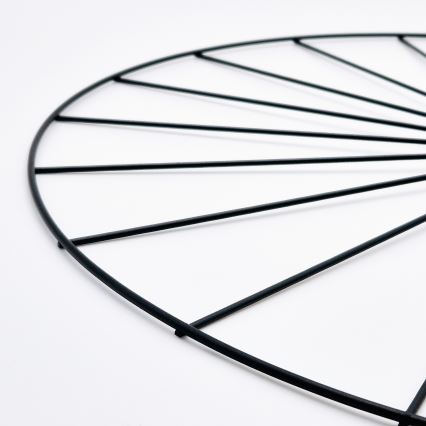 Zidno svetlo MONTANA 1xE27/15W/230V prečnik 45 cm crno