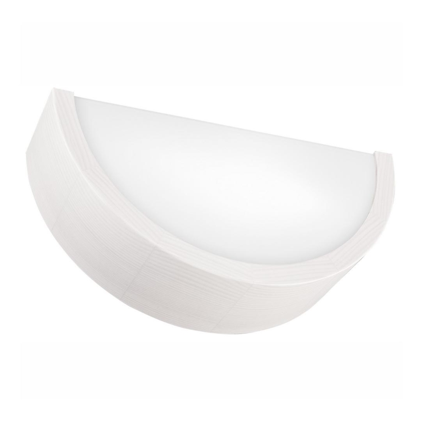 Zidno svetlo NATURAL 1xE27/60W/230V bela/borovina