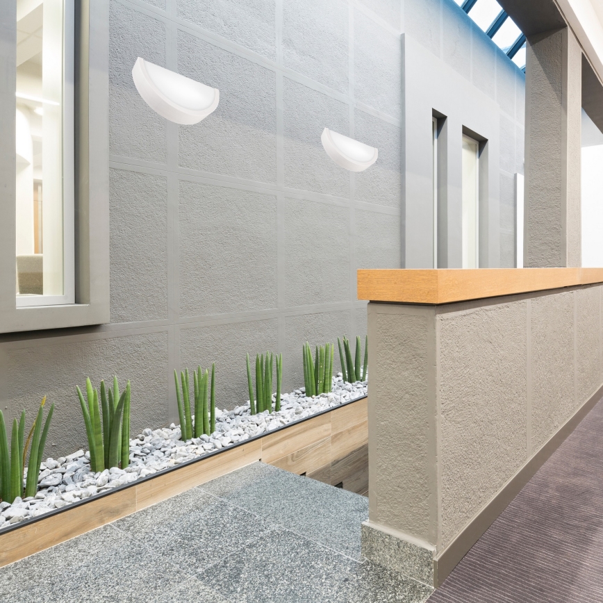 Zidno svetlo NATURAL 1xE27/60W/230V bela/borovina