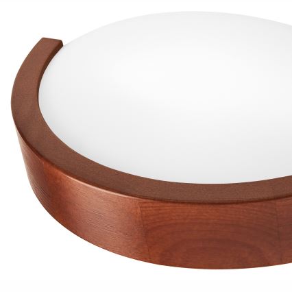 Zidno svetlo NATURAL SLIM 1xE27/60W/230V borovina/smeđa