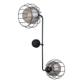 Zidno svetlo SOLO BLACK 2xE27/60W/230V