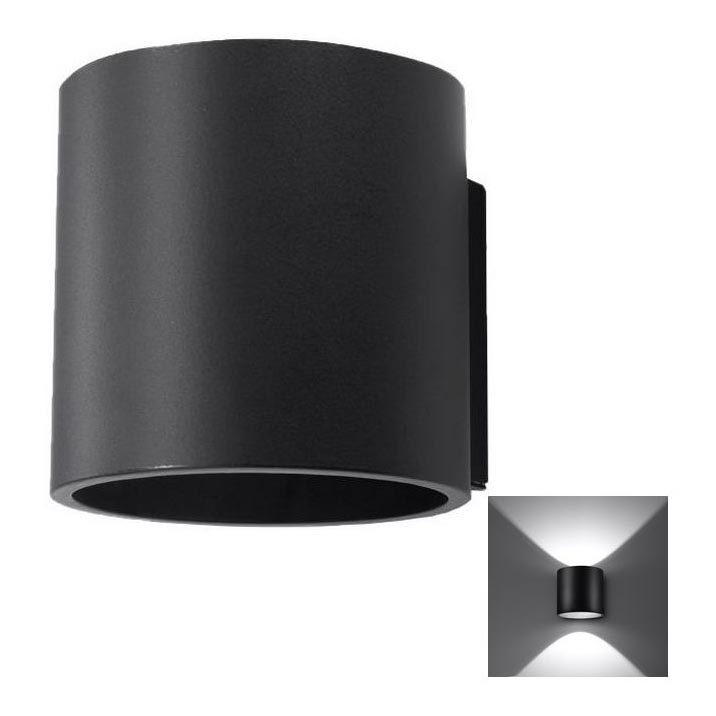Zidno usmereno svetlo ORBIS 1 1xG9/40W/230V crno