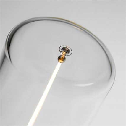 Zuma Line - prigušiva punjiva stona LED lampa LED/0,5W/230V crna IP54