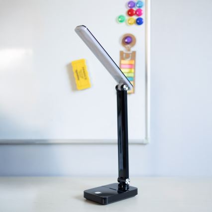 Zuma Line - LED punjiva stona lampa LED/8W/1200 mAh 3000/4500/6000K CRI 90 crna