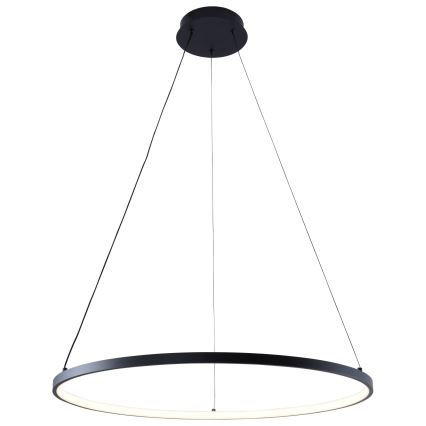 Zuma Line - LED luster na sajli LED/28W/230V 3000/4000/6000K, prečnik 60 cm, crna