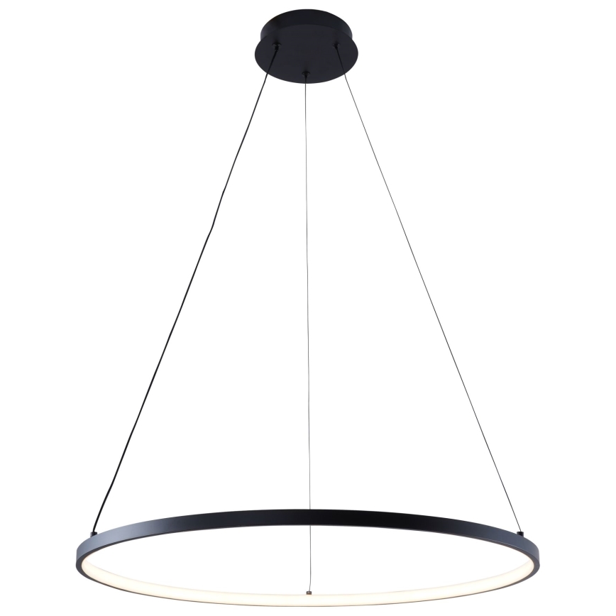 Zuma Line - LED luster na sajli LED/28W/230V 3000/4000/6000K, prečnik 60 cm, crna