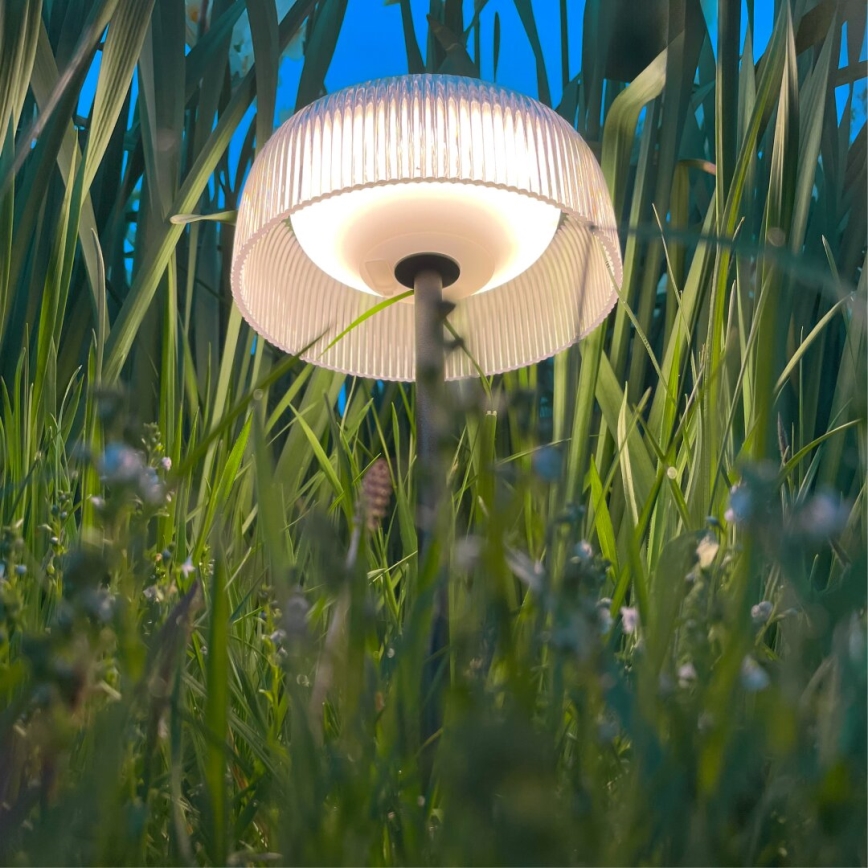 Zuma Line - LED prigušiva solarna punjiva stona lampa LED/2,5W/2000 mAh IP44 crna