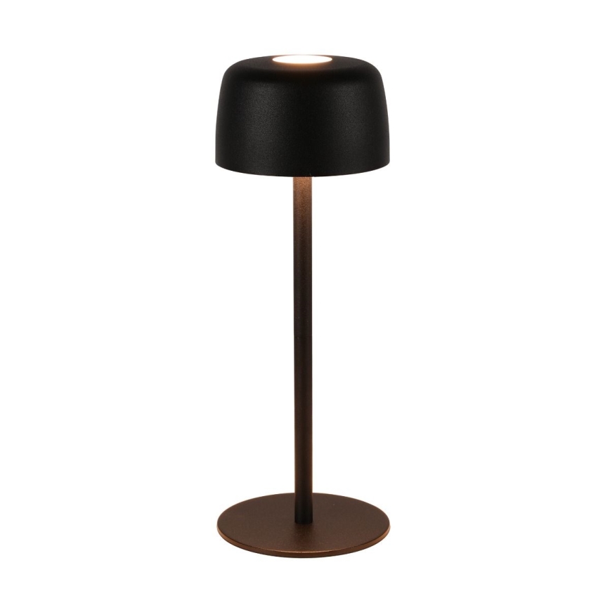 Zuma Line - LED prigušiva punjiva stona lampa LED/2W/1200 mAh IP44 crna