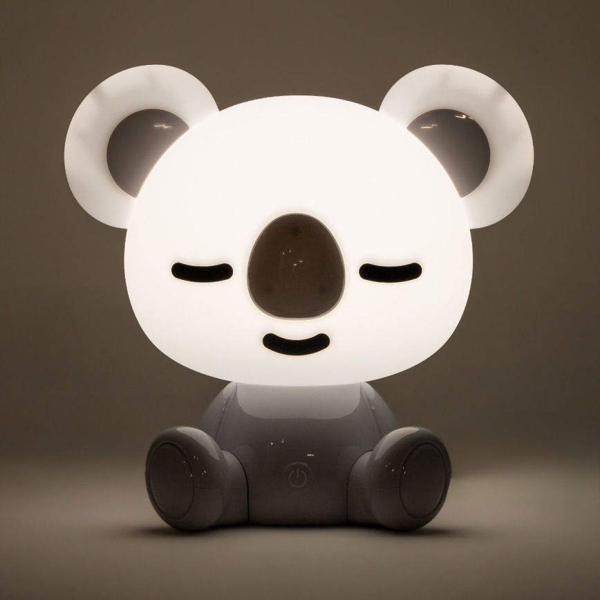 Zuma Line - LED prigušiva dečija dodirna stona lampa LED/3W/230V koala siva