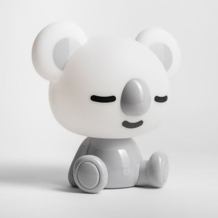 Zuma Line - LED prigušiva dečija dodirna stona lampa LED/3W/230V koala siva