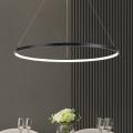 Zuma Line - LED luster na sajli LED/28W/230V 3000/4000/6000K, prečnik 60 cm, crna