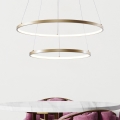 Zuma Line - LED luster na sajli LED/50W/230V 3000/4000/6000K prečnik 60 cm zlatna