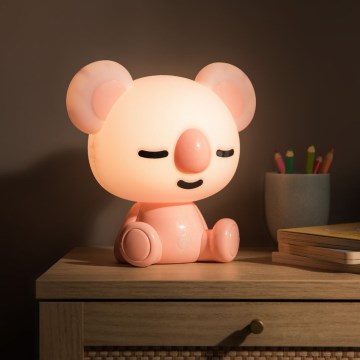 Zuma Line - LED prigušiva dečija dodirna stona lampa LED/3W/230V koala ružičasta