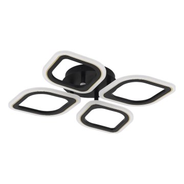 Zuma Line - LED prigušiva plafonska svetiljka LED/30W/230V 3000-6000K crna + daljinski upravljač