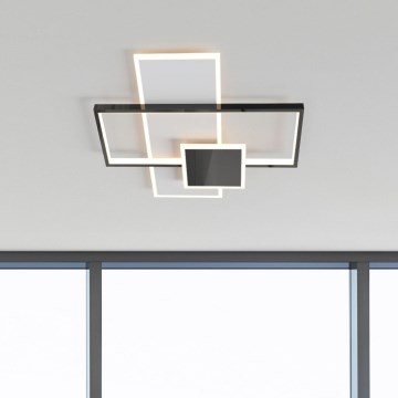 Zuma Line - LED prigušiva plafonska svetiljka LED/46W/230V crna