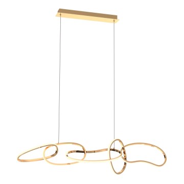 Zuma Line - LED prigušiva viseća lampa na sajli LED/56W/230V zlatna
