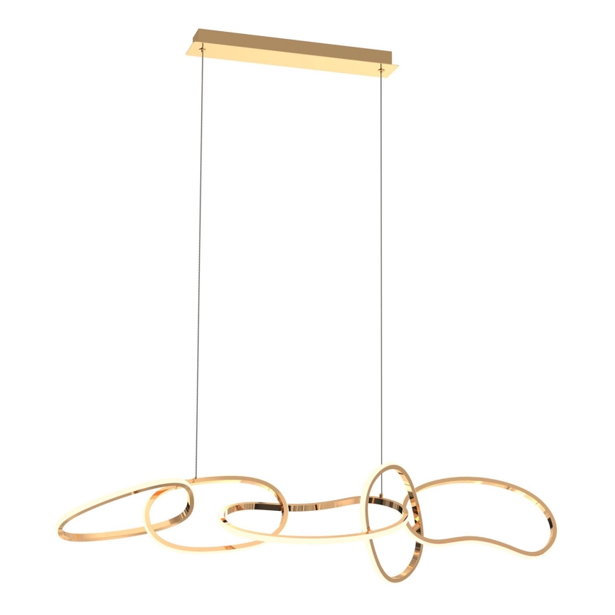 Zuma Line - LED prigušiva viseća lampa na sajli LED/56W/230V zlatna