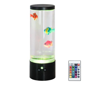 Zuma Line - LED RGB prigušiva stona lampa LED/1W/5V/3xAA + daljinski upravljač