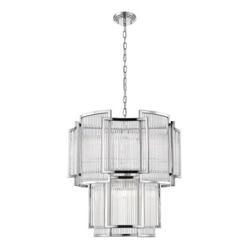 Zuma Line - Luster na lancu 8xE14/60W/230V sjajni hrom