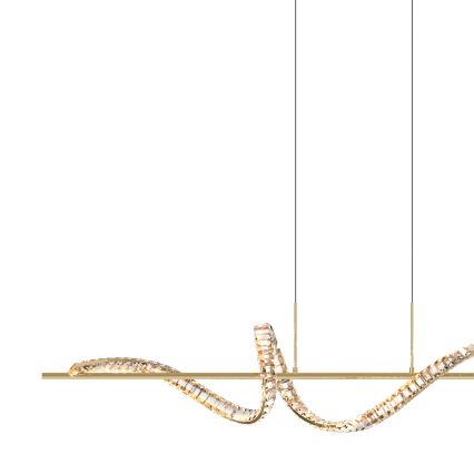 Zuma Line - LED prigušiva kristalni luster na lanku LED/24,5W/230V 2700-6000K + daljinski upravljač