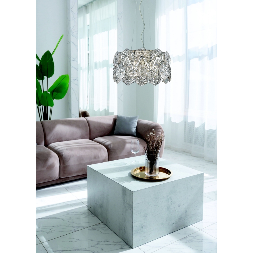 Zuma Line - Luster na sajli 5xG9/33W/230V sjajni hrom