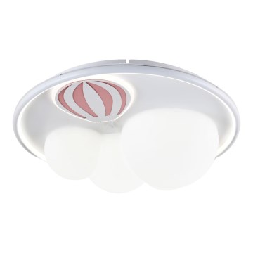 Zuma Line - prigušiva LED dečije plafonsko svetlo LED/42W/230V 3000/5700K ružičasta