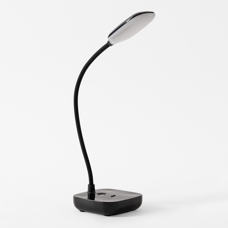 Zuma Line - punjiva stona LED lampa, 7 W, 1200 mAh, 3000/4500/6000 K, crna