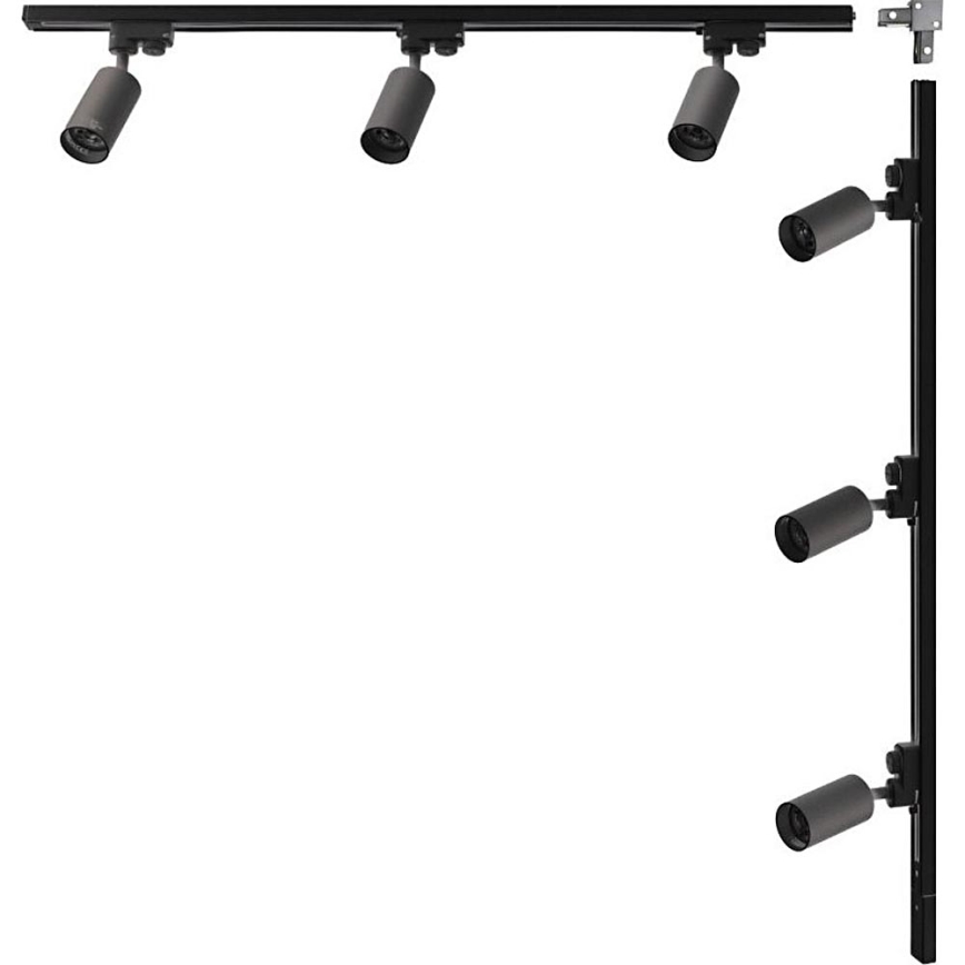 Zuma Line - Reflektor za šinski sistem 6xGU10/35W/230V crna