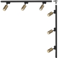 Zuma Line - Reflektor za šinski sistem 6xGU10/35W/230V crna/zlatna