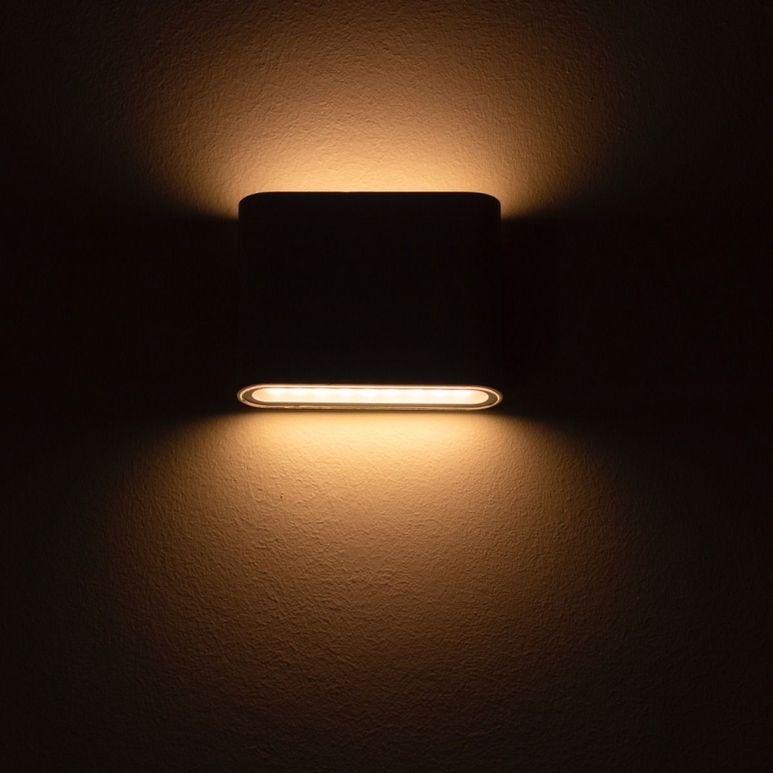 Zuma Line - LED spoljašnja zidna svetiljka LED/12W/230V IP65 crna