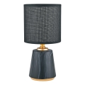 Zuma Line - Stona lampa 1xE14/40W/230V crna/zlatna/dekor mermera