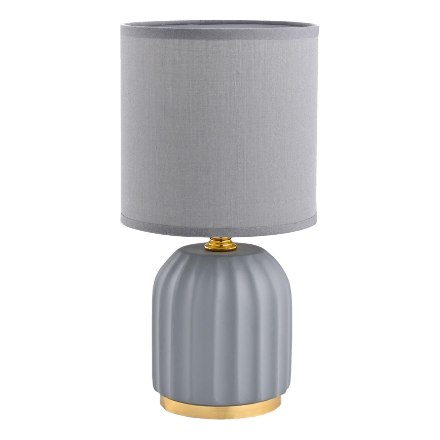 Zuma Line - Stona lampa 1xE14/40W/230V siva/zlatna