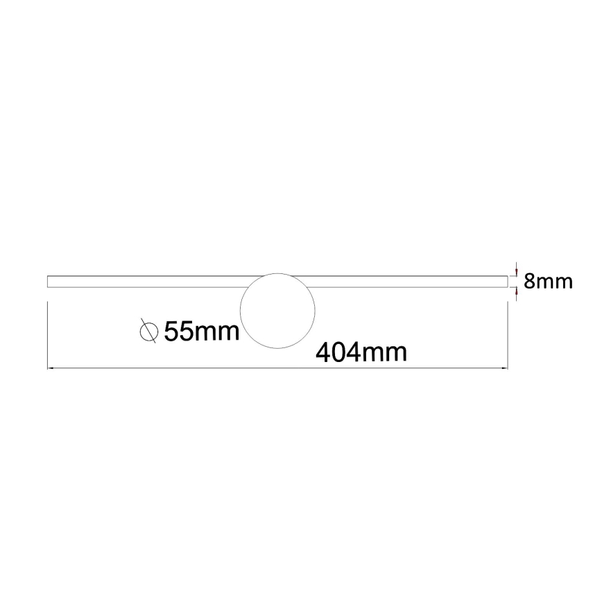 Zuma Line - LED osvetljenje za kupatilsko ogledalo LED/6W/230V 40 cm IP44 zlatna